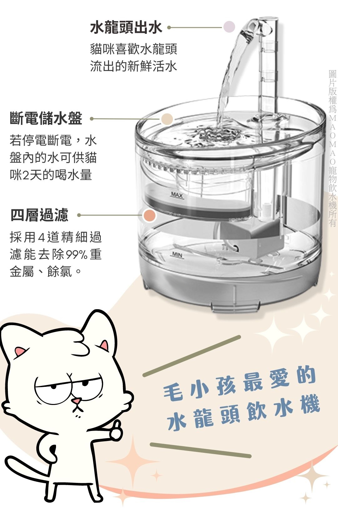 MAOMAO寵物飲水機