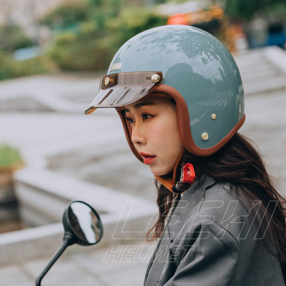 復刻經典騎士帽【藍灰】