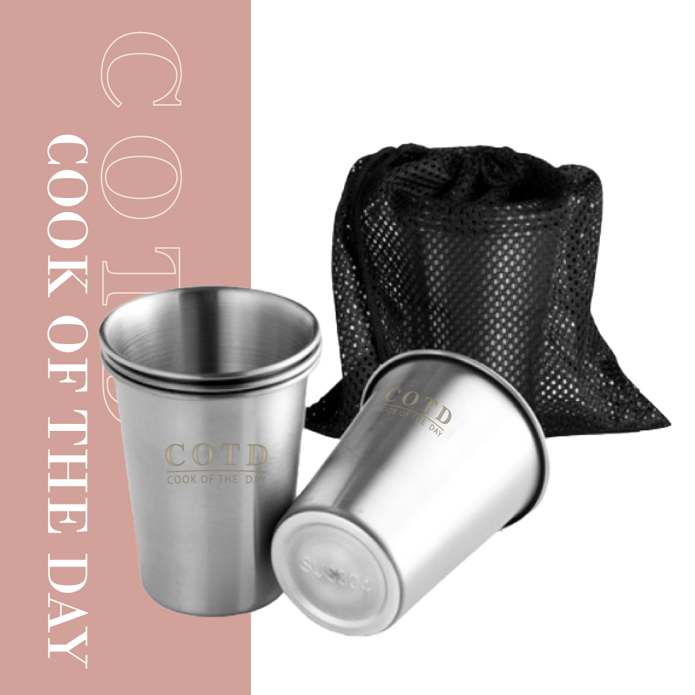 COTD不銹鋼杯四件組(附收納袋) COTD不銹鋼杯四件組(附收納袋)