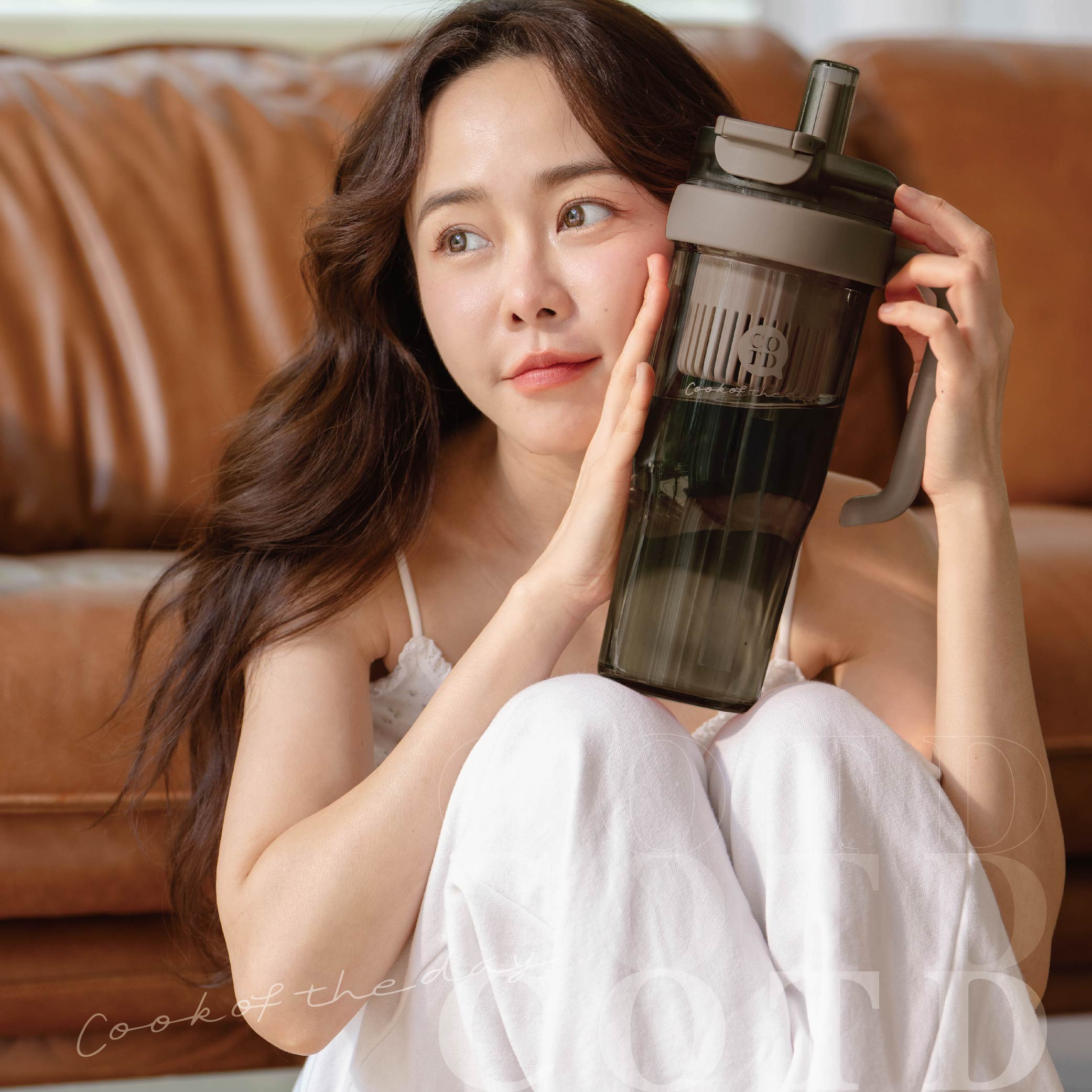 TRITAN把手杯1150ML【可可】 TRITAN把手杯1150ML【可可】