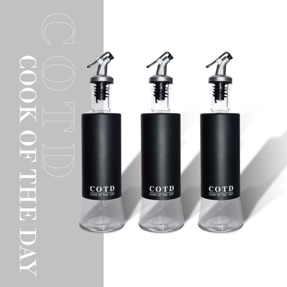 COTD玻璃油瓶三入組