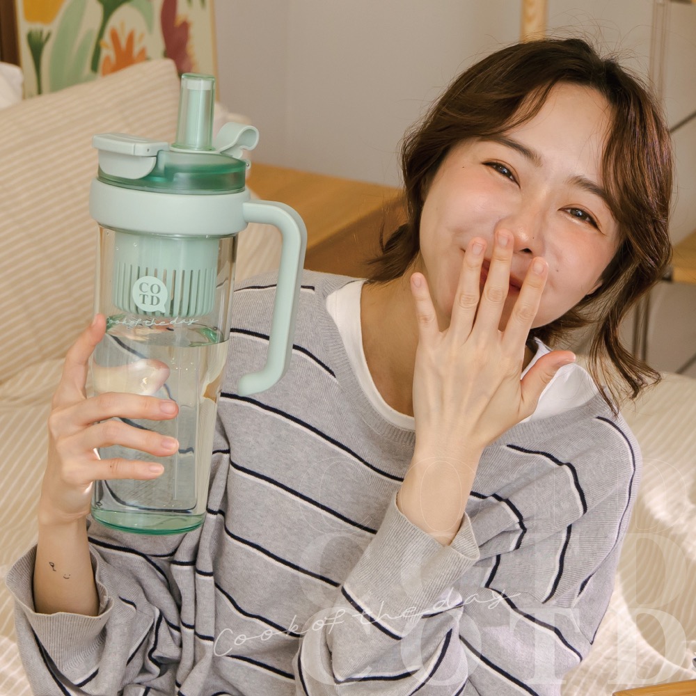 TRITAN把手杯1150ML【綠】