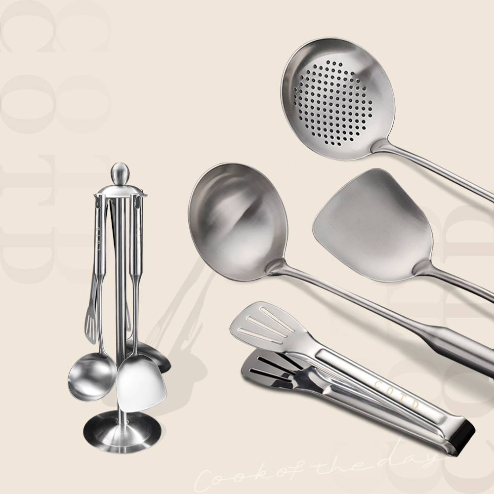 品牌不鏽鋼廚具五件組