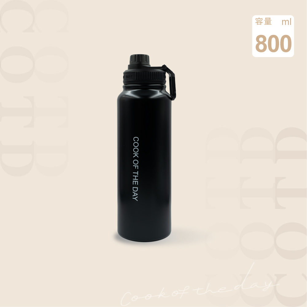 陶瓷保溫水壺800ML【黑色】