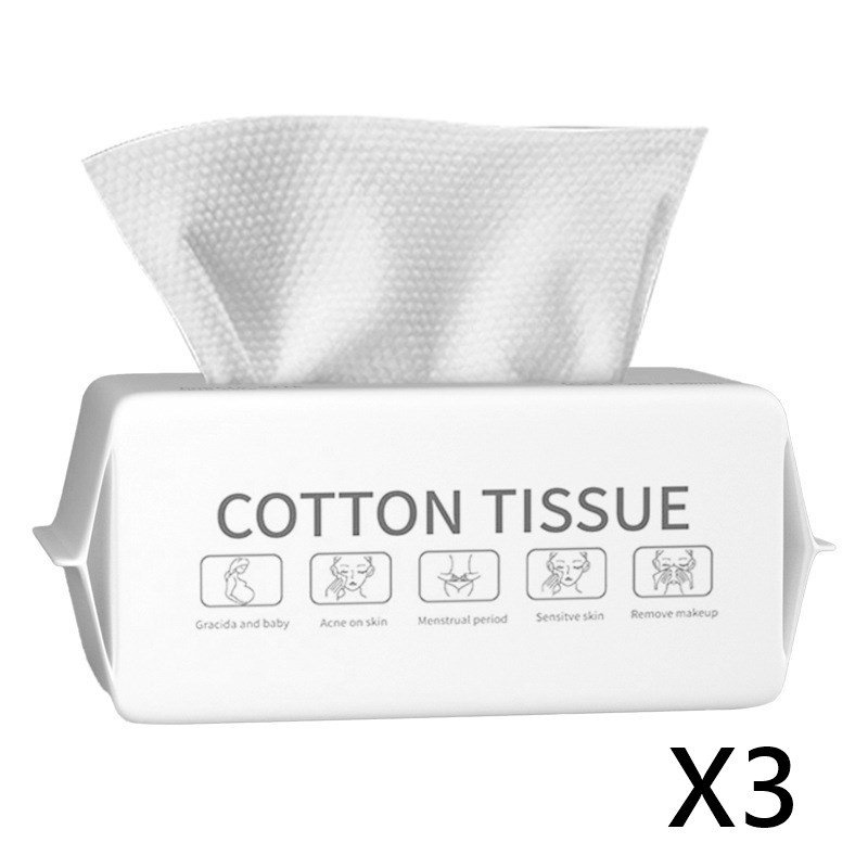 雲朵感舒適洗臉巾(三包入)