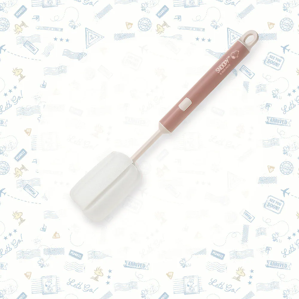 SNOOPY聯名長柄海綿杯刷(粉色) SNOOPY聯名長柄海綿杯刷(粉色)