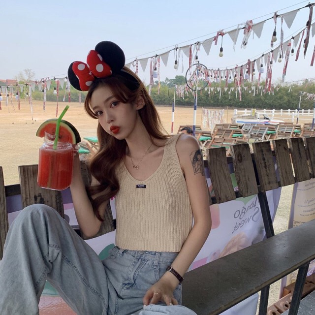 吊帶背心女夏外穿潮韓版修身無袖針織上衣百搭短款內搭洋氣打底衫