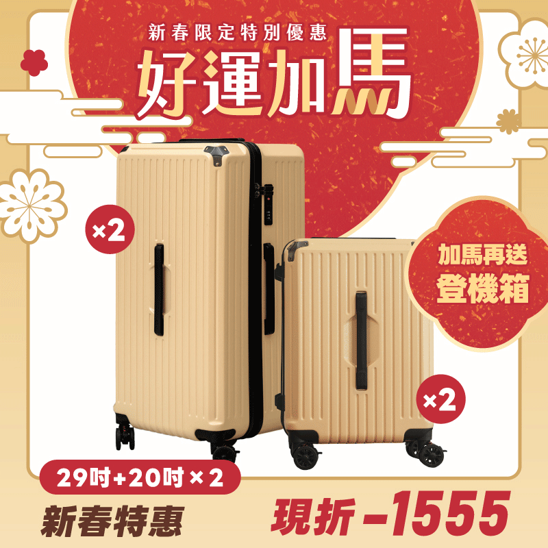 極o能裝20吋*2+29吋*2 極o能裝20吋*2+29吋*2