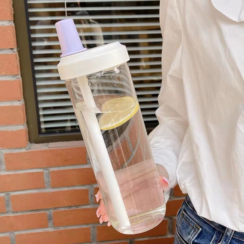 INS奶茶杯850ML(紫色) INS奶茶杯850ML(紫色)