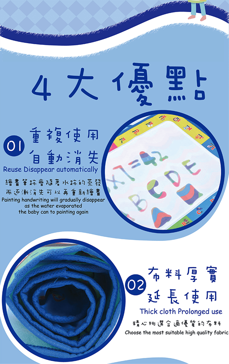 【神奇塗鴉水畫布】