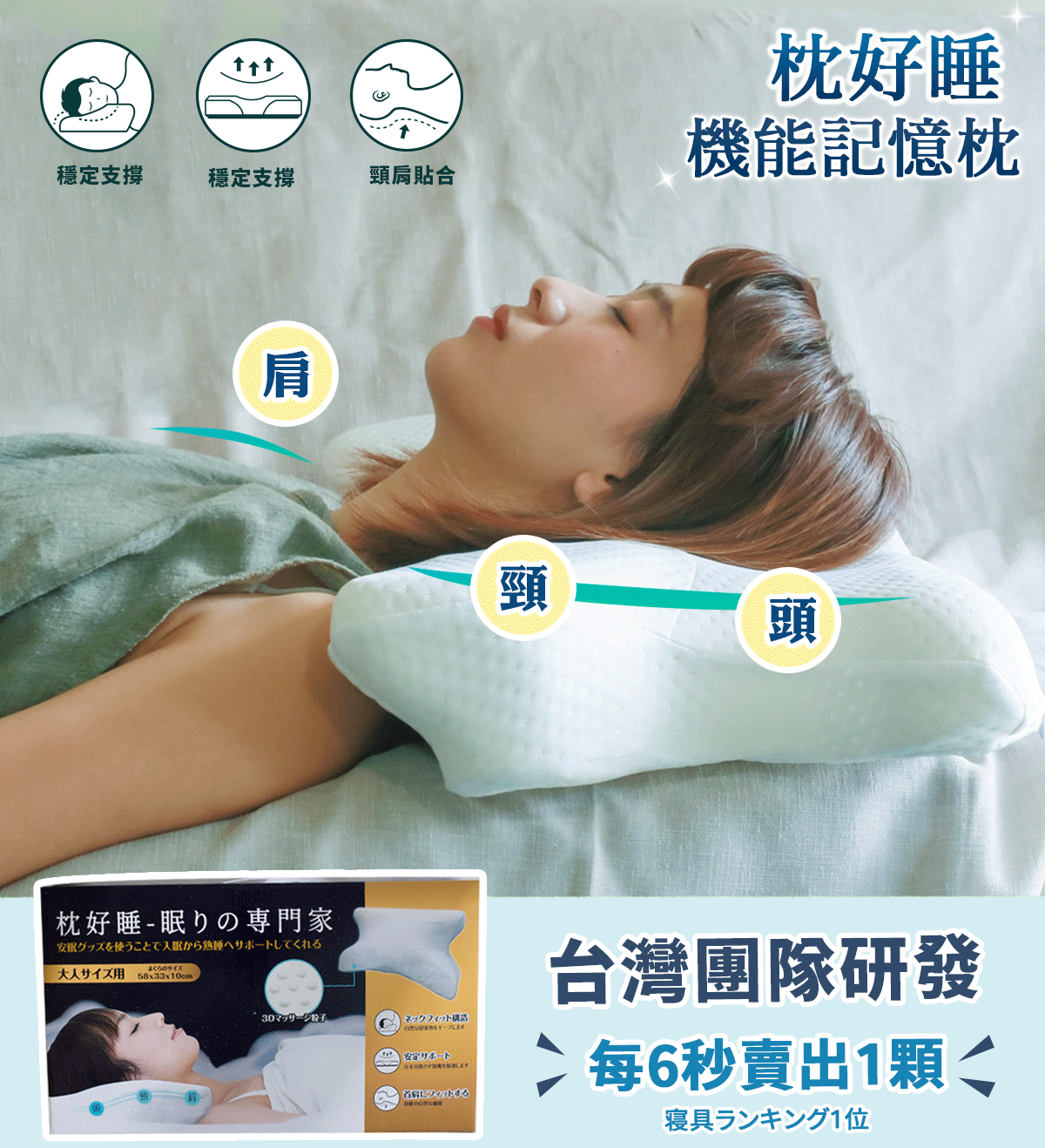 眠りの専門家 - 枕好睡記憶機能枕 眠りの専門家 - 枕好睡記憶機能枕