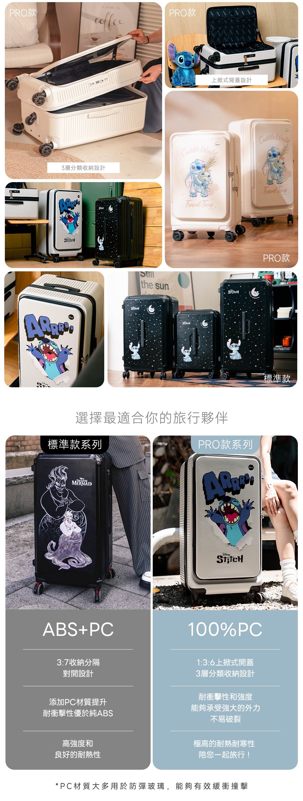 迪士尼系列-極o能裝行李箱 迪士尼系列-極o能裝行李箱