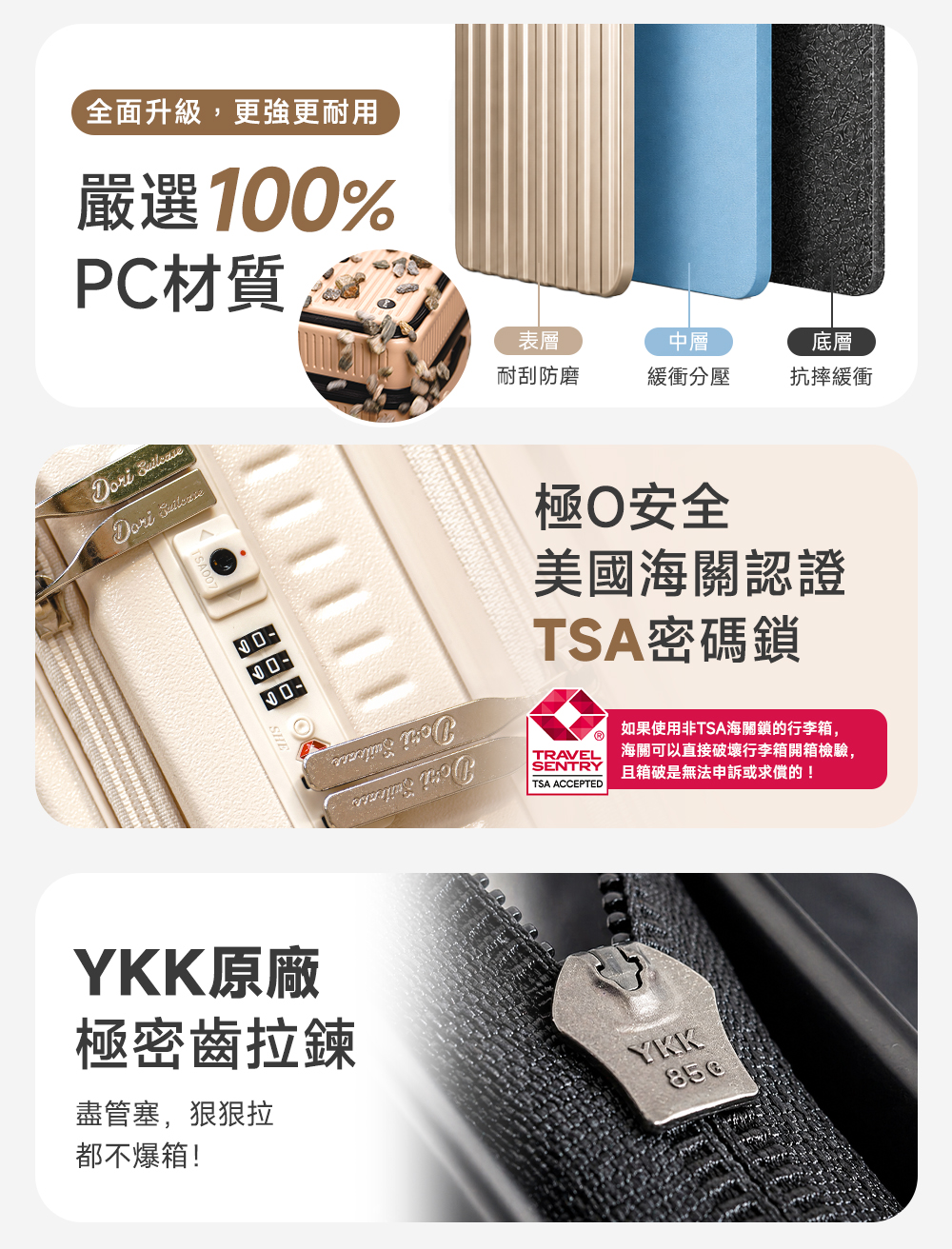極o能裝行李箱