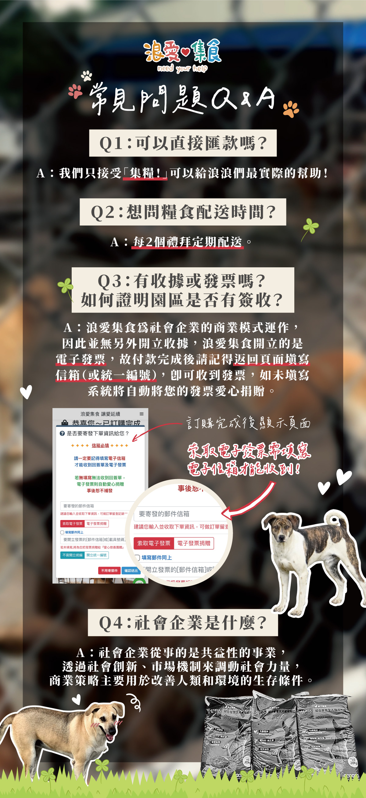 浪愛集食 讓愛延續 浪愛集食 讓愛延續