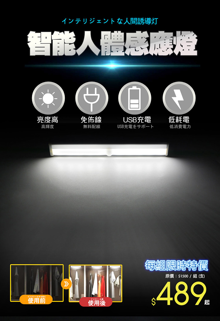 【智能人體感應燈】
