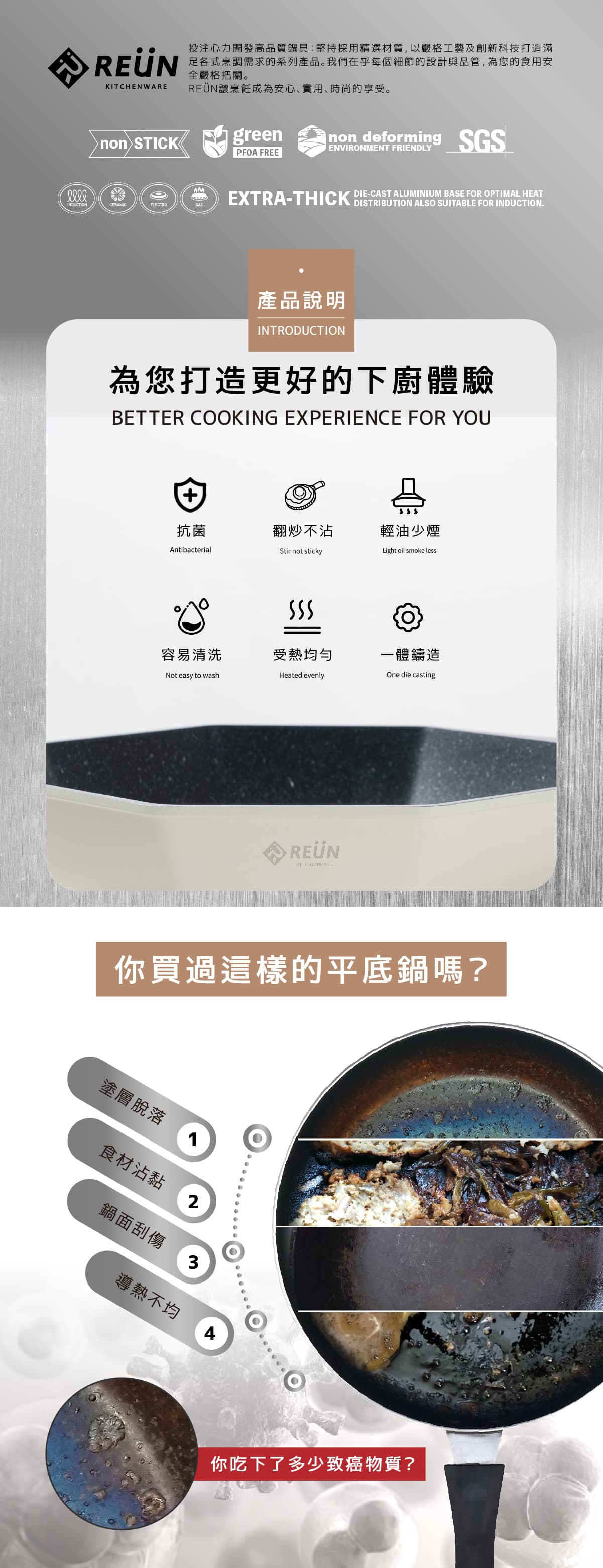 REÜN螺旋炒鍋 REÜN螺旋炒鍋