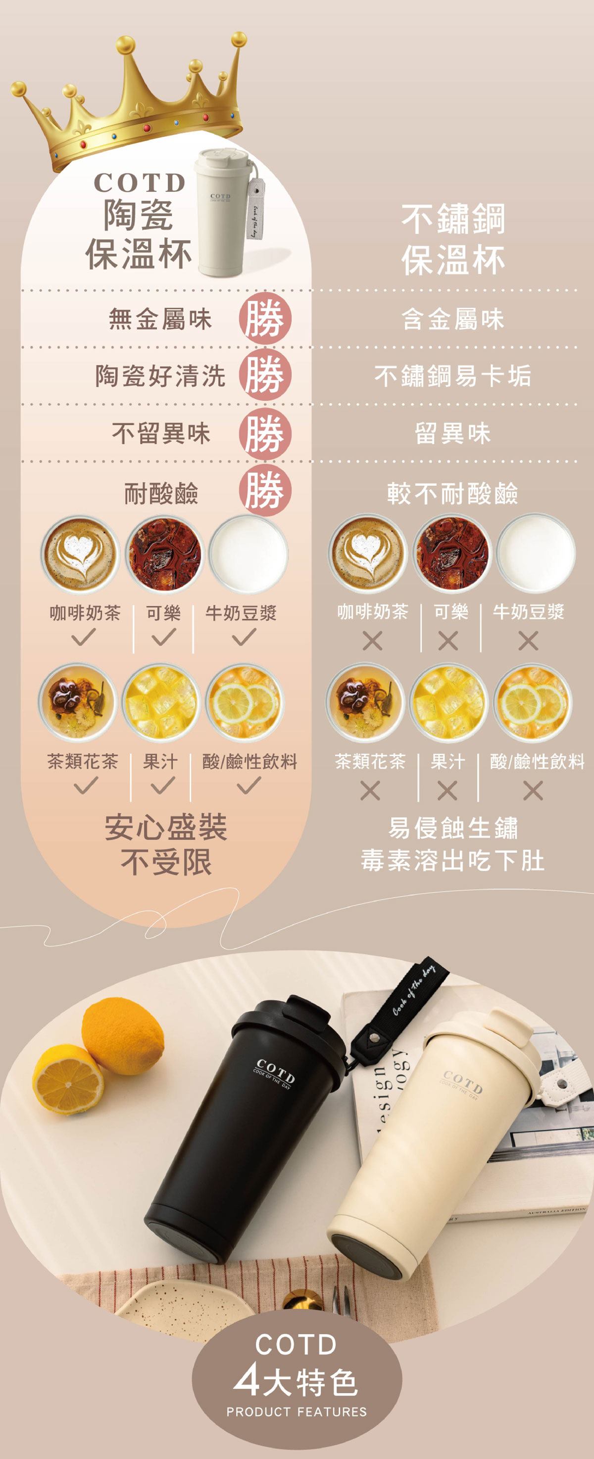 COTD-陶瓷保溫杯 COTD-陶瓷保溫杯