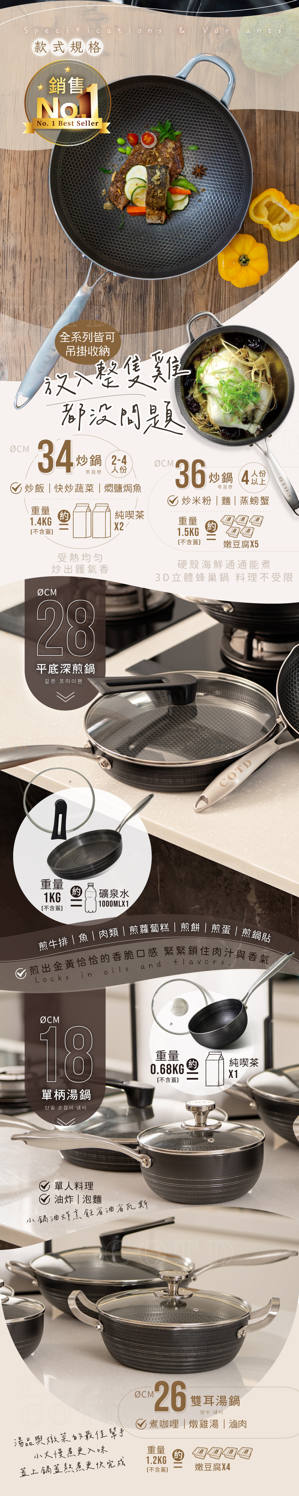 COTD-3D立體蜂巢鍋-品牌官網
