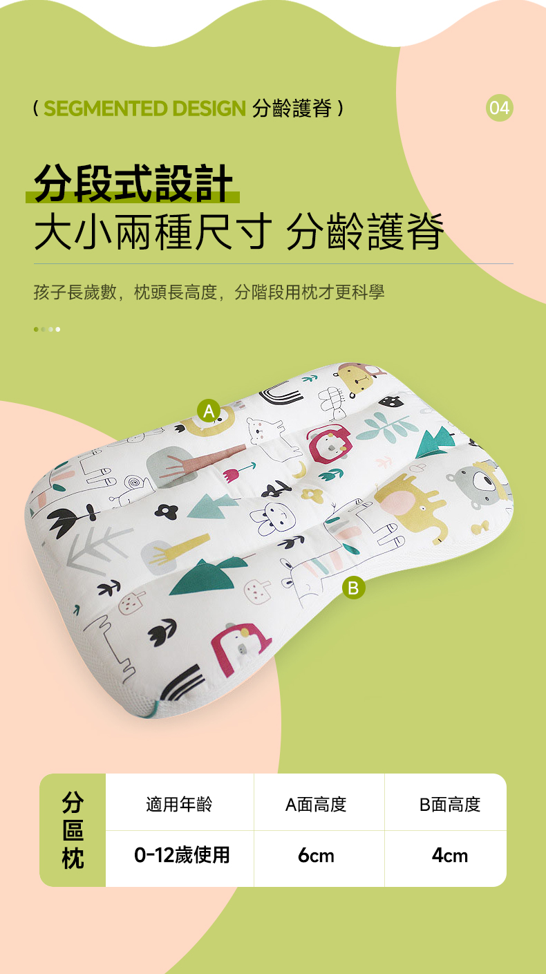 鷗妮生活嚴選-兒童防蟎枕頭 鷗妮生活嚴選-兒童防蟎枕頭