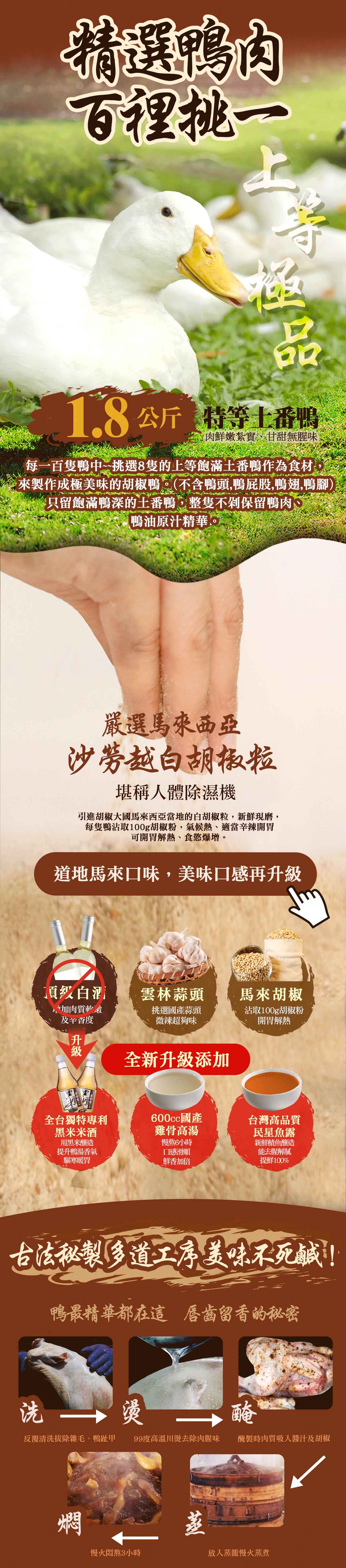 【踏輕】匠職巧手薑胡雙鴨