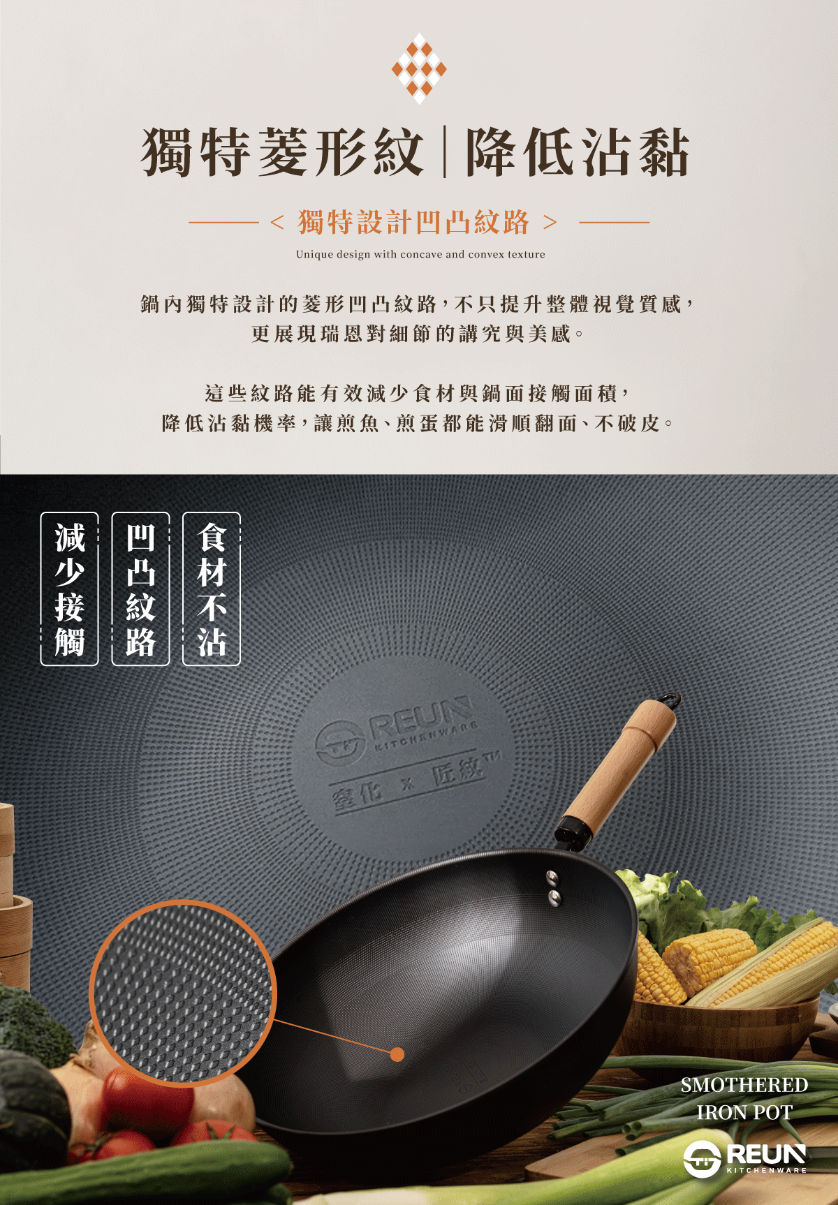 Reun 窒化鐵鍋 Reun 窒化鐵鍋