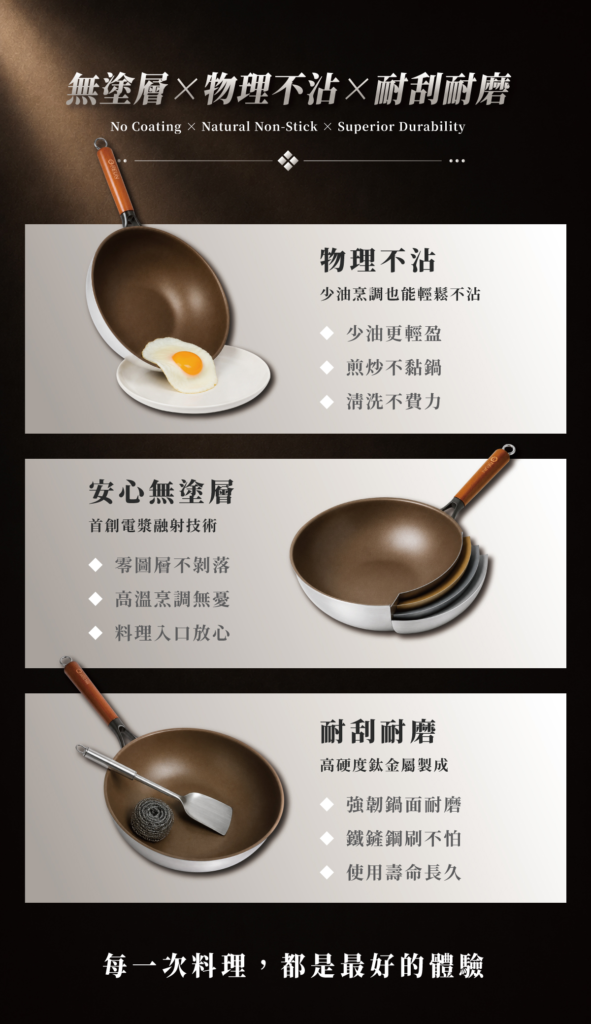 瑞恩無塗層鈦匠鍋 瑞恩無塗層鈦匠鍋